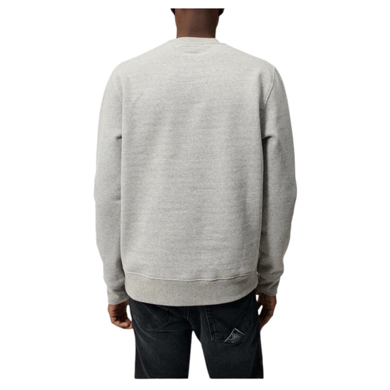 Felpa pocket girocollo Washed Grey CREW POCKET DENIM C0094 ROY ROGER'S 