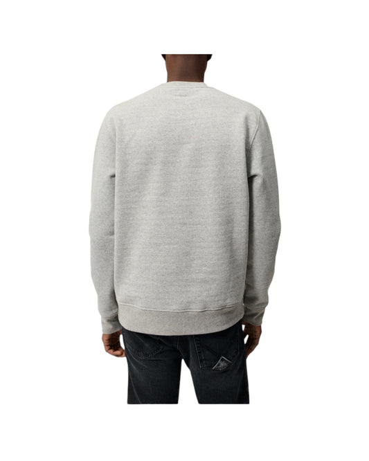 Felpa pocket girocollo Washed Grey CREW POCKET DENIM C0094 ROY ROGER'S 