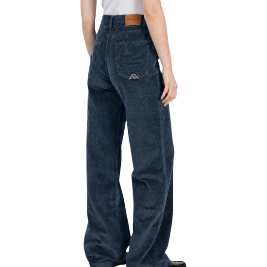 Pantalone Marta velluto 500 righe Blue navy MARTA C0048 ROY ROGER'S 