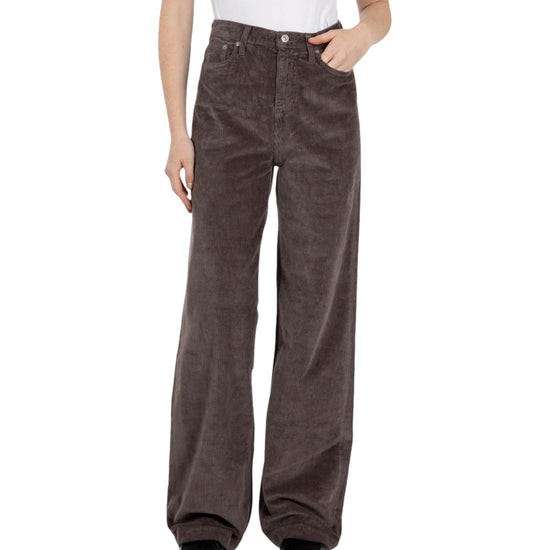 Pantalone Marta velluto 500 righe Brown MARTA C0739 ROY ROGER'S 