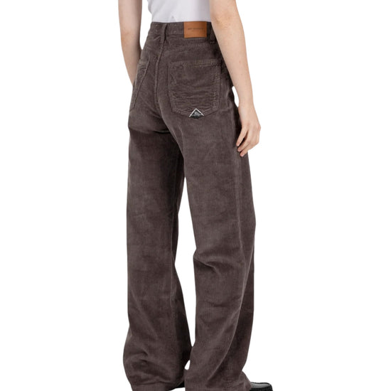 Pantalone Marta velluto 500 righe Brown MARTA C0739 ROY ROGER'S 