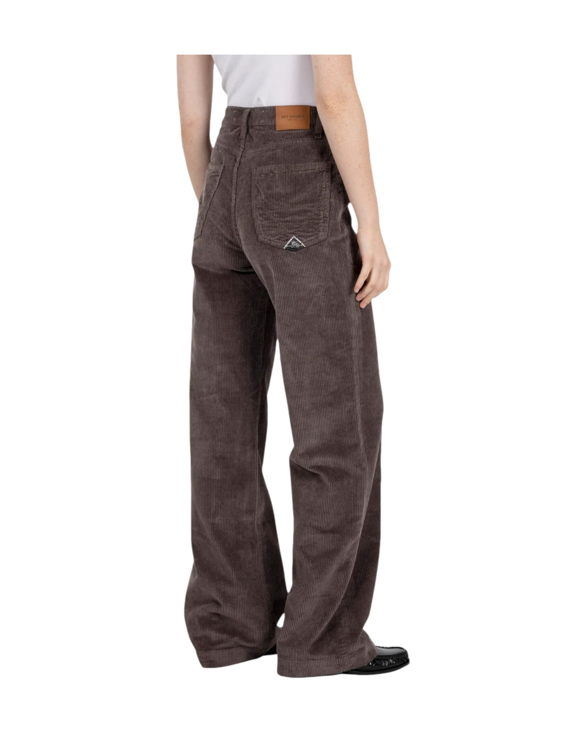 Pantalone Marta velluto 500 righe Brown MARTA C0739 ROY ROGER'S 