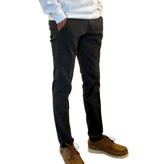 Pantalone New Rolf in gabardina Brown NEW ROLF MAN GABARDINA C0241 ROY ROGER'S 