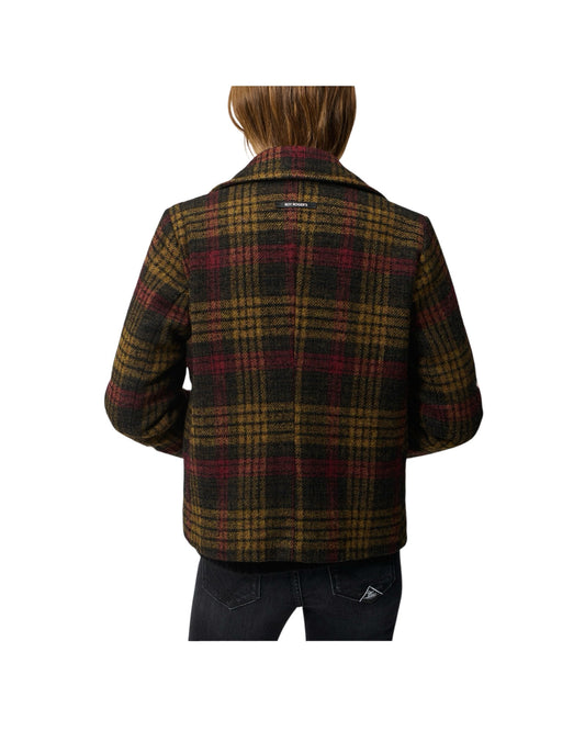 Peacoat in alpaca a quadri PEACOT CHECK C0788 ROY ROGER'S 