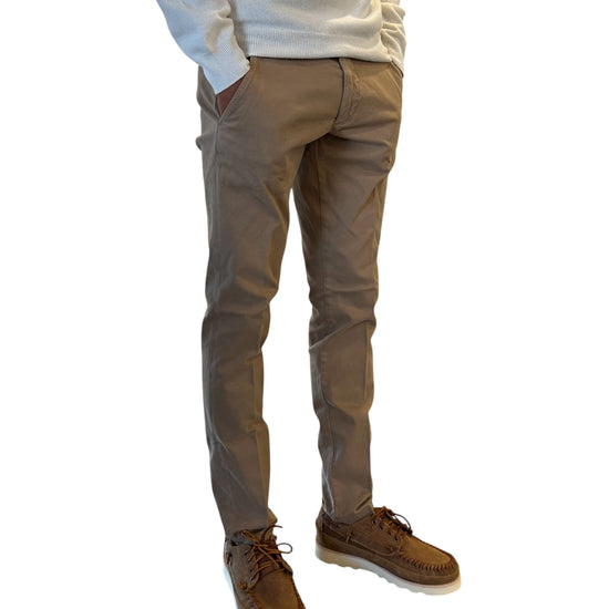 Pantalone New Rolf in gabardina Read beige NEW ROLF MAN GABARDINA C0005 ROY ROGER'S 