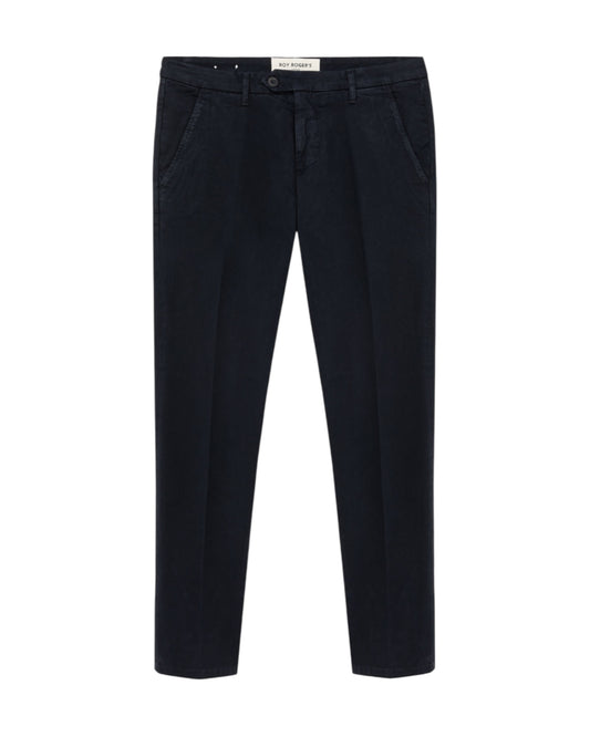 Pantalone New Rolf in gabardina Blu navy NEW ROLF MAN GABARDINA C0048 ROY ROGER'S 