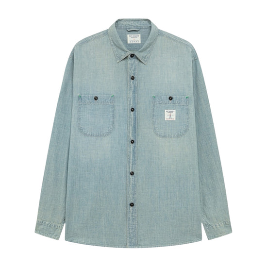 Camicia in chambray Bleach indigo RRW076D5673321 C0090 ROY ROGER'S 
