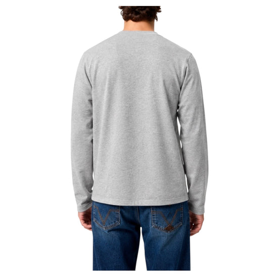 T-Shirt pocket maniche lunghe Grey melange T-SHIRT POCKET C0094 ROY ROGER'S 