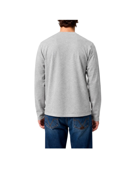 T-Shirt pocket maniche lunghe Grey melange T-SHIRT POCKET C0094 ROY ROGER'S 