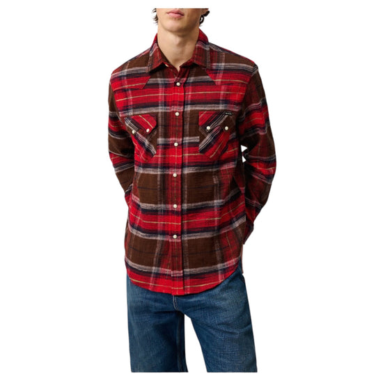 Camicia Western a quadri WESTERN SHIRT C0520 ROY ROGER'S 