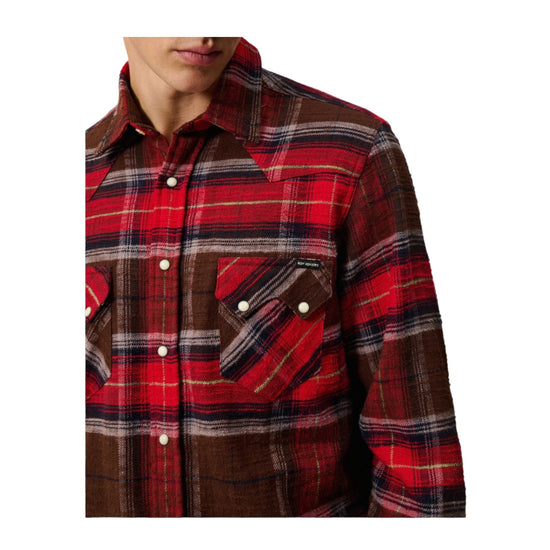 Camicia Western a quadri WESTERN SHIRT C0520 ROY ROGER'S 