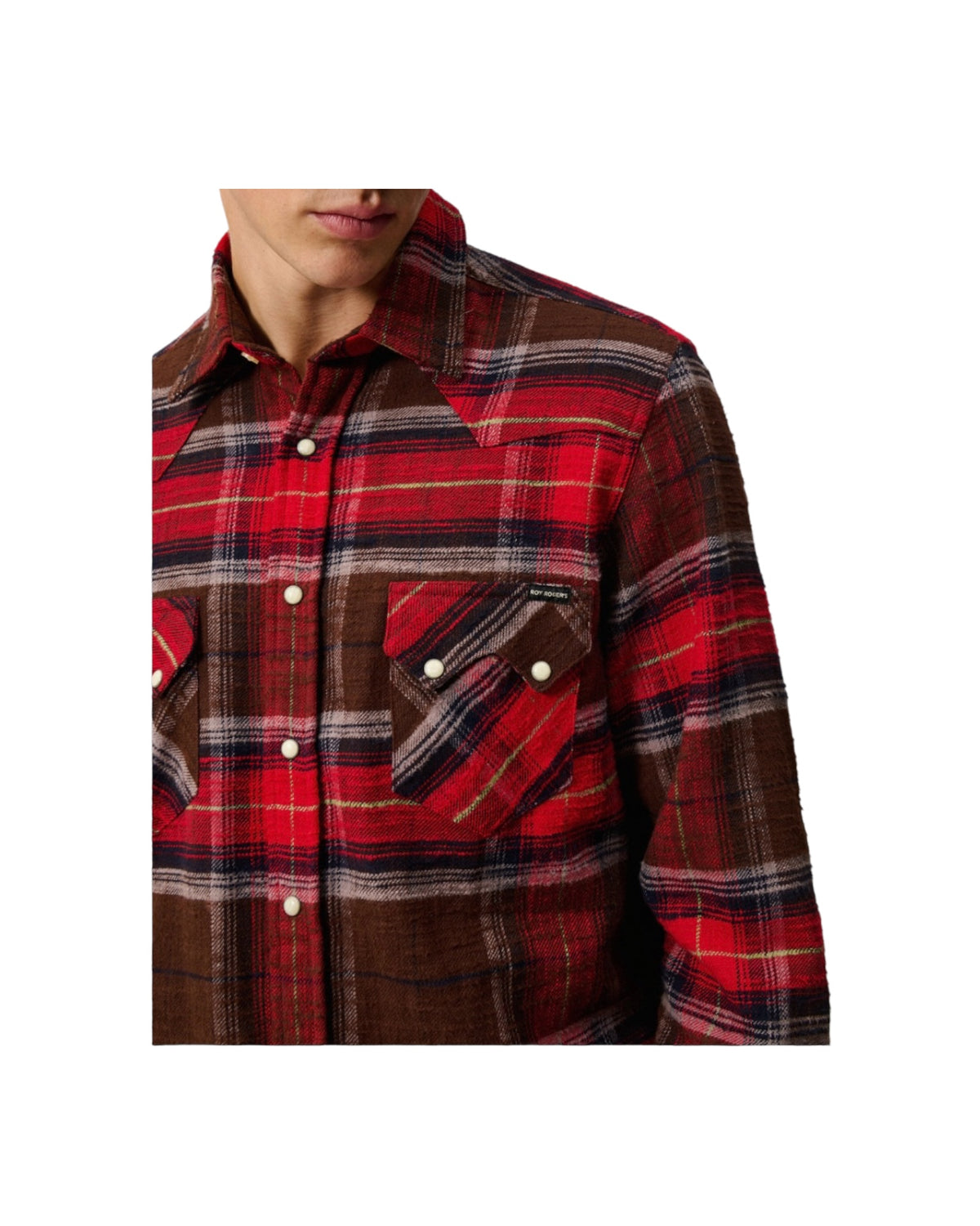 Camicia Western a quadri WESTERN SHIRT C0520 ROY ROGER'S 