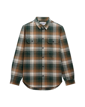 Camicia a quadri Green white/Cream brown JIB A0U SEBAGO 