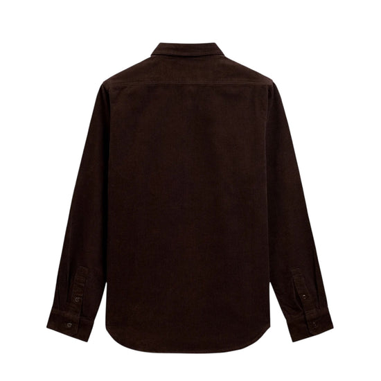 Camicia in velluto a coste Brown moro LEEWORD 03Y SEBAGO 
