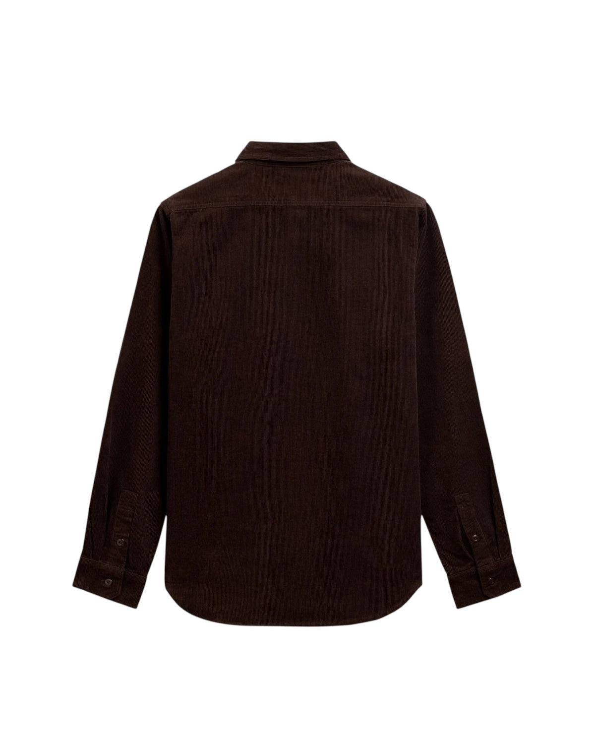 Camicia in velluto a coste Brown moro LEEWORD 03Y SEBAGO 
