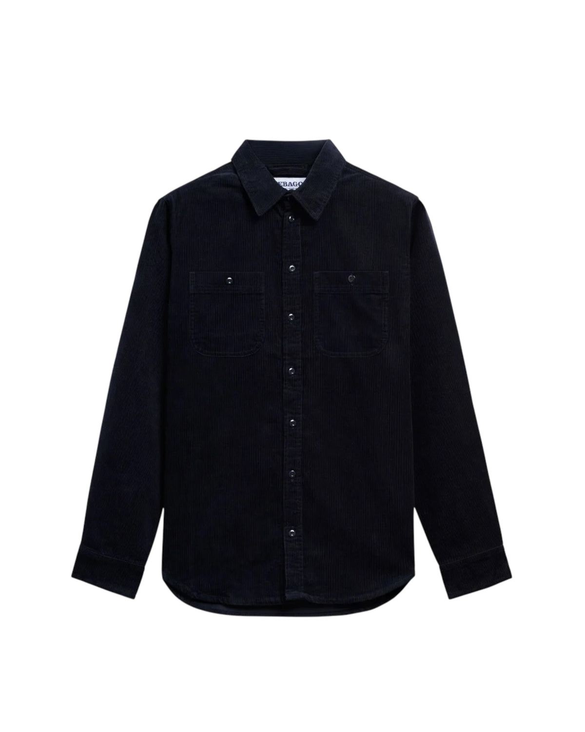 Camicia in velluto a coste Blue Dark LEEWORD WQ1 SEBAGO 