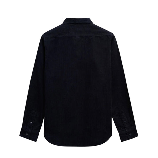 Camicia in velluto a coste Blue Dark LEEWORD WQ1 SEBAGO 