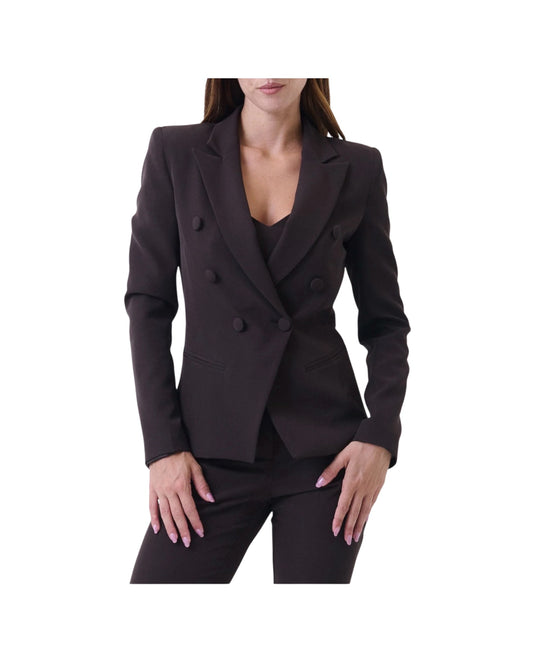 Blazer Slim Dark brown LIBRA DAILY DARK BROWN SILENCE LIMITED 