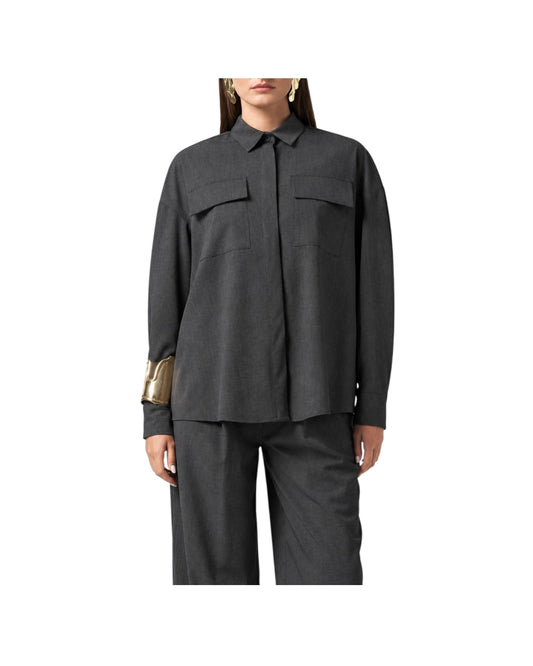 Camicia Office Grey OFFICE SHIRT GREY SILENCE LIMITED 