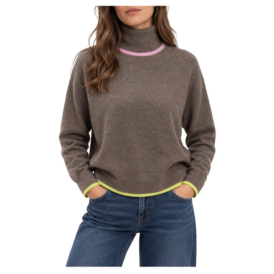 Maglia collo alto in lana merinos Choco FW26 09 CHOCO SINCE'RE PARIS 