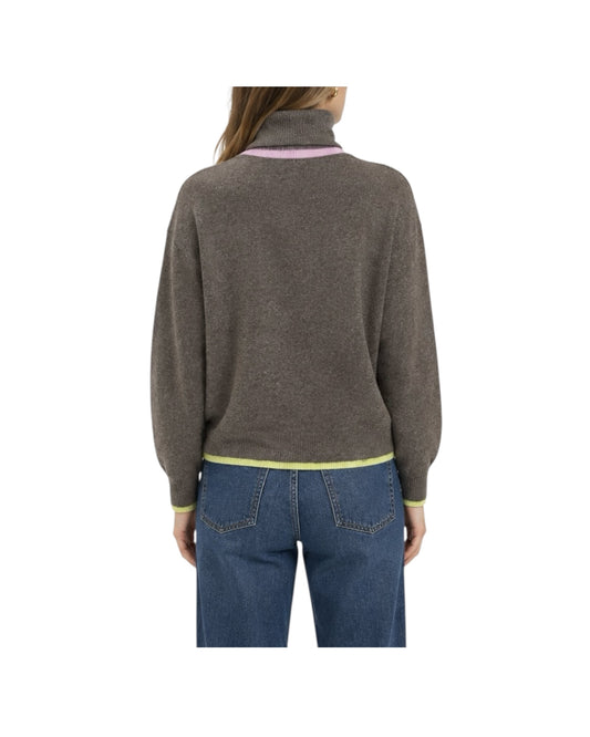 Maglia collo alto in lana merinos Choco FW26 09 CHOCO SINCE'RE PARIS 