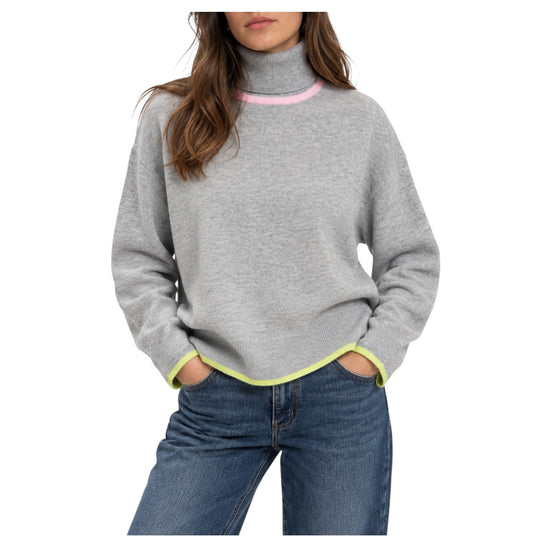 Maglia collo alto in lana merinos Melange FW26 09 MELANGE SINCE'RE PARIS 