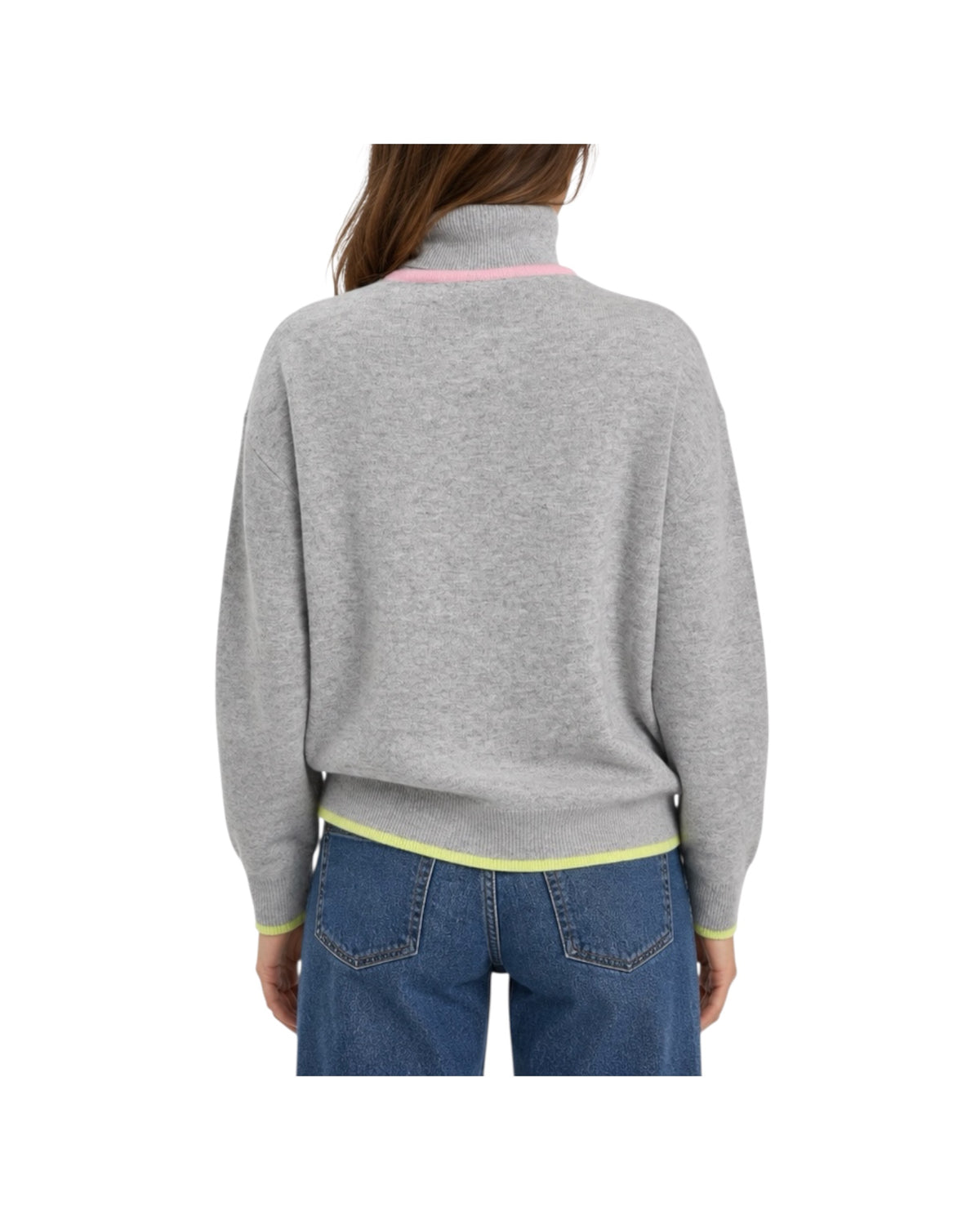 Maglia collo alto in lana merinos Melange FW26 09 MELANGE SINCE'RE PARIS 