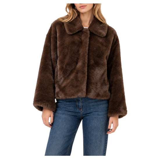 Eco pelliccia Brown FW26 131 BROWN SINCE'RE PARIS 