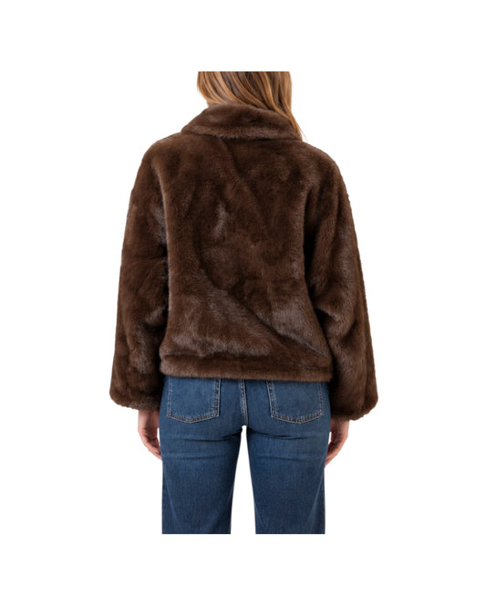 Eco pelliccia Brown FW26 131 BROWN SINCE'RE PARIS 