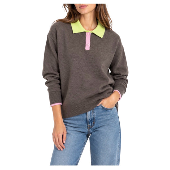 Polo in lana merinos Choco FW26 14 CHOCO SINCE'RE PARIS 