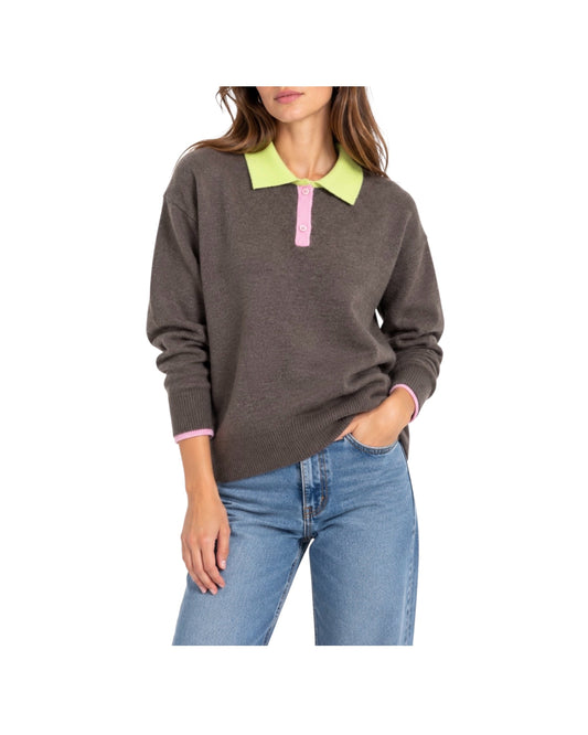 Polo in lana merinos Choco FW26 14 CHOCO SINCE'RE PARIS 