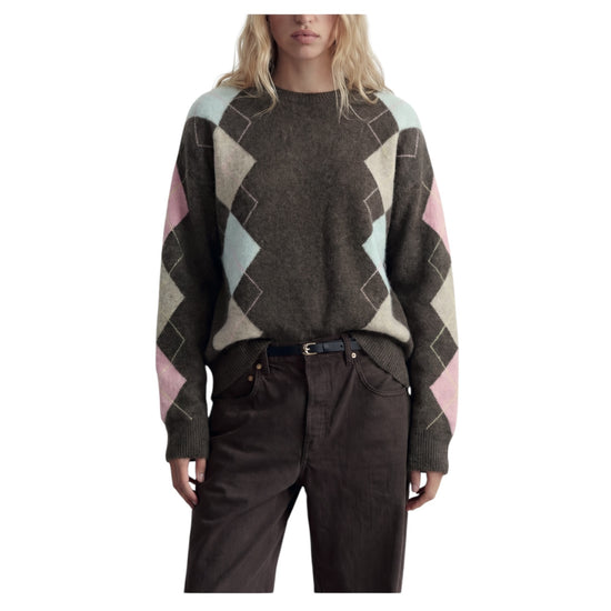 Maglia in lana merinos motivo rombi Choco FW26 18 CHOCO SINCE'RE PARIS 