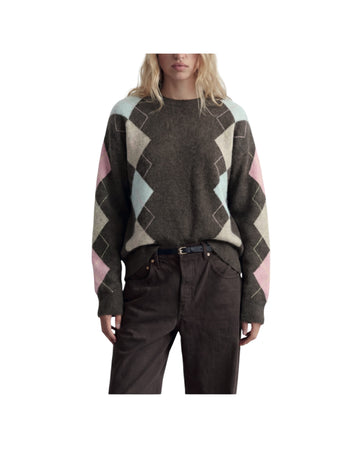 Maglia in lana merinos motivo rombi Choco FW26 18 CHOCO SINCE'RE PARIS 