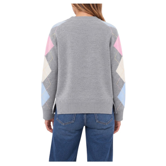 Maglia in lana merinos motivo rombi Melange FW26 18 MELANGE SINCE'RE PARIS 