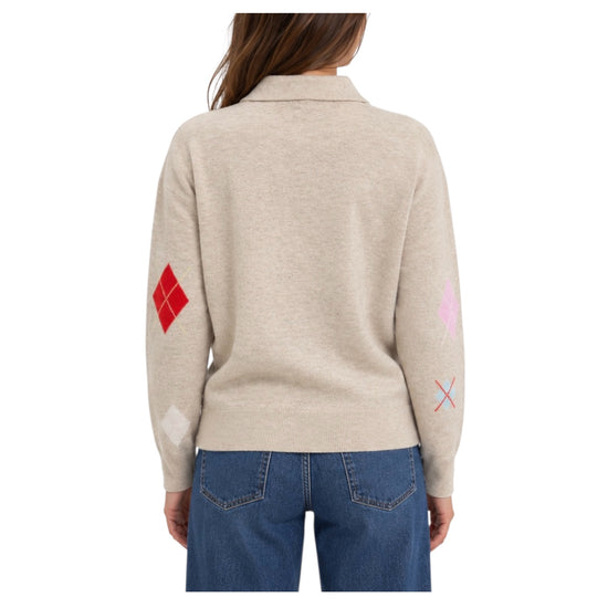 Maglia collo a polo Taupe FW26 19 TAUPE SINCE'RE PARIS 