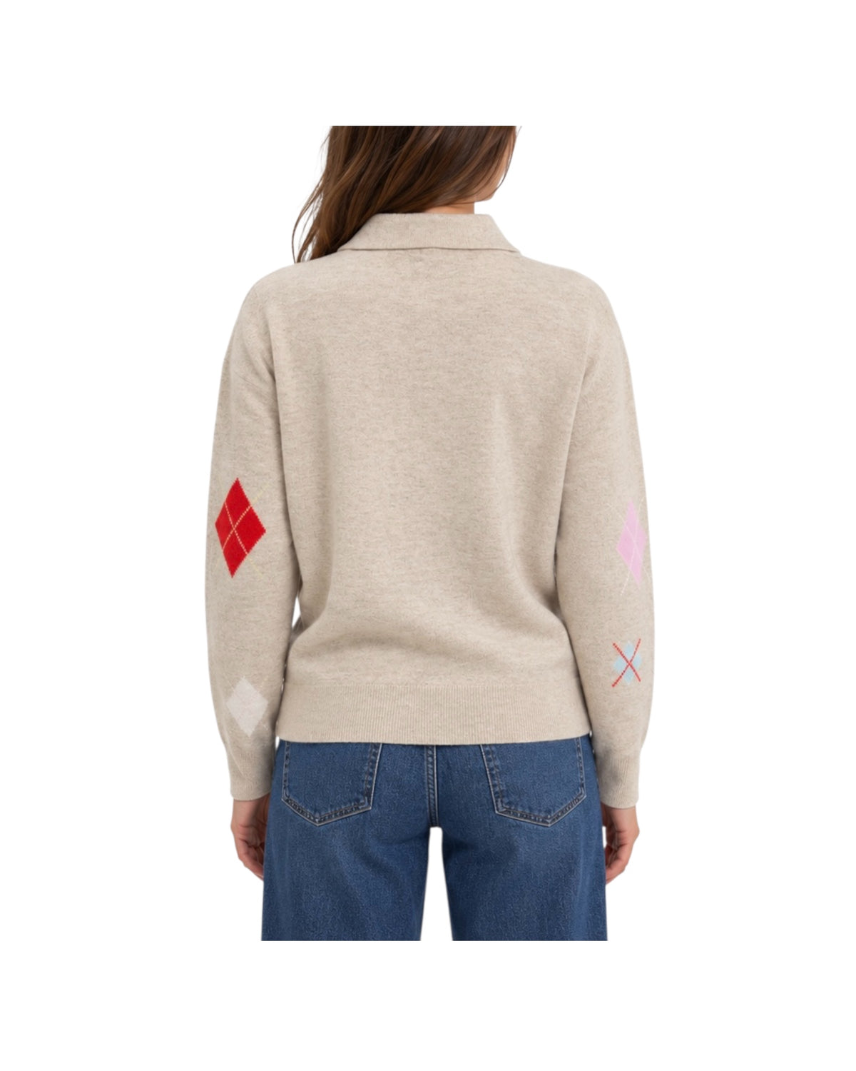 Maglia collo a polo Taupe FW26 19 TAUPE SINCE'RE PARIS 