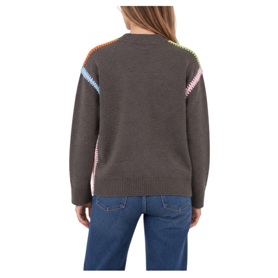 Cardigan in lana merinos Choco FW26 32 CHOCO SINCE'RE PARIS 