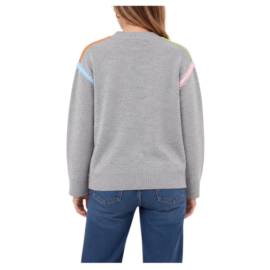 Cardigan in lana merinos Melange FW26 32 MELANGE SINCE'RE PARIS 