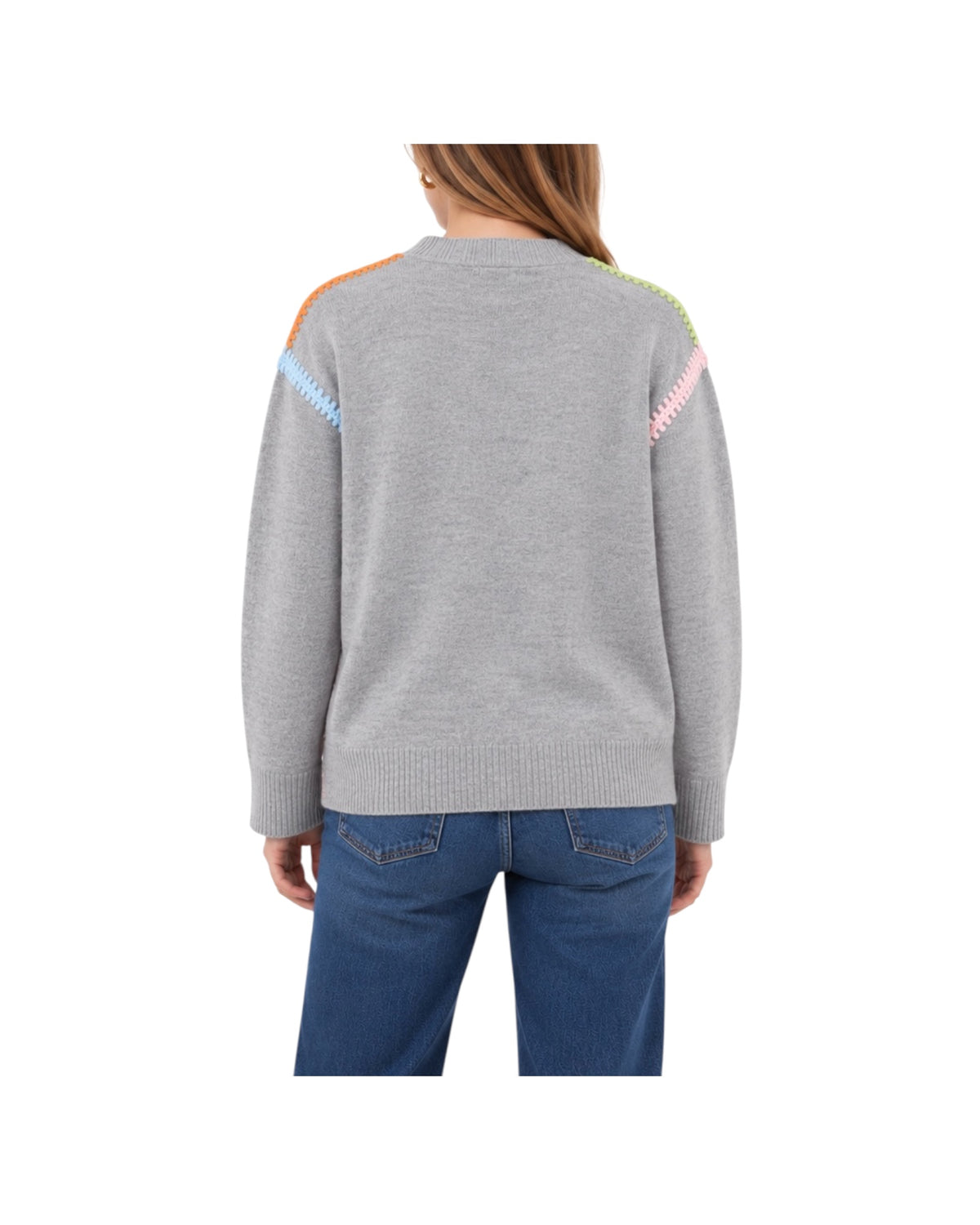 Cardigan in lana merinos Melange FW26 32 MELANGE SINCE'RE PARIS 