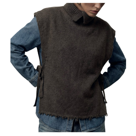 Gilet in lana merinos Choco FW26 34 CHOCO SINCE'RE PARIS 