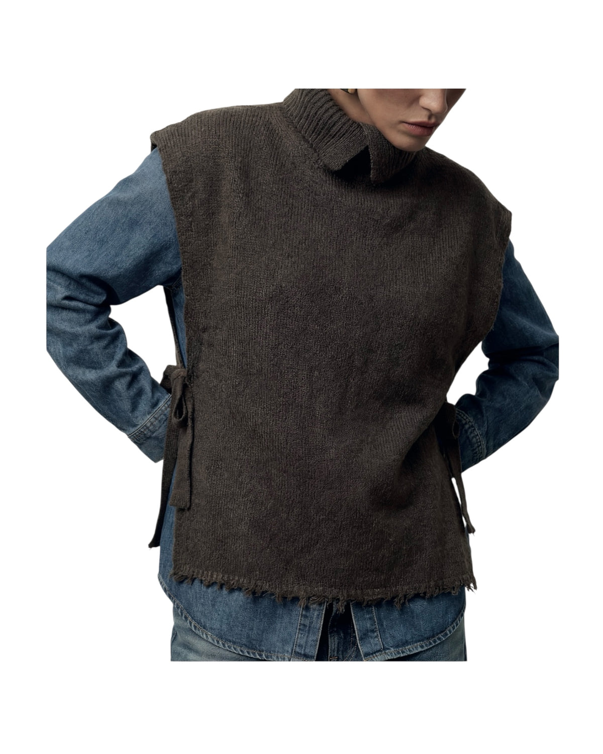 Gilet in lana merinos Choco FW26 34 CHOCO SINCE'RE PARIS 