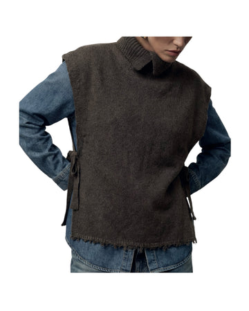 Gilet in lana merinos Choco FW26 34 CHOCO SINCE'RE PARIS 