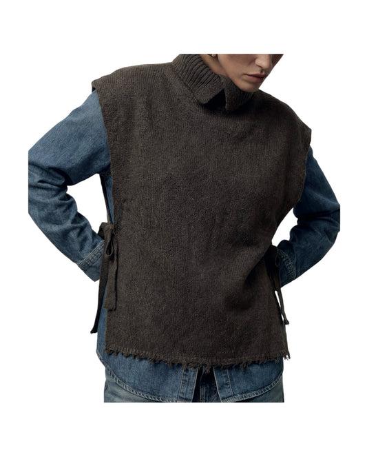 Gilet in lana merinos Choco FW26 34 CHOCO SINCE'RE PARIS 