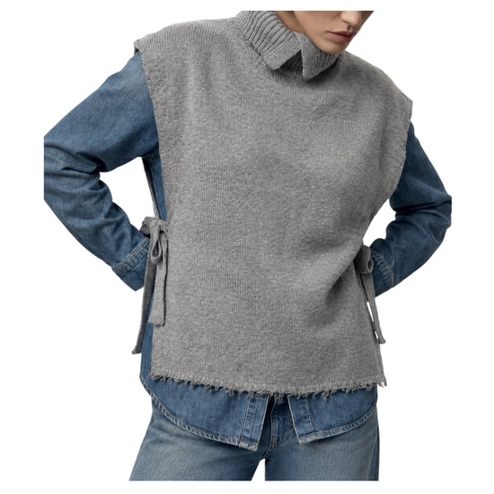 Gilet in lana merinos Melange FW26 34 MELANGE SINCE'RE PARIS 