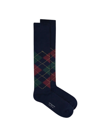 Calzini Argyle Blu/Bordeaux ARGYLE BLU BORDEAUX SOcs in the box 