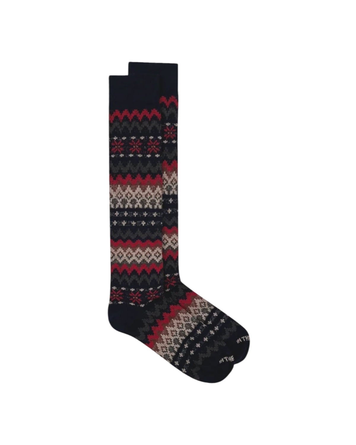 Calzini Fair Isle Blu/Rosso FAIR ISLE BLU ROSSO SOcs in the box 
