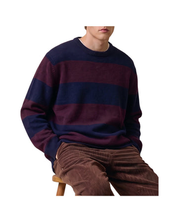 Maglione girocollo Rugby Blu/Bordeaux MAGLIA GIROCOLLO RUGBY BLU BORDEAUX SOcs in the box 