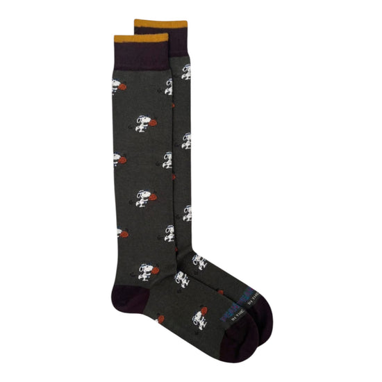 Calzini Snoopy Paddle Verde militare SNOOPY PADDLE ALLOVER VERDE MILITARE SOcs in the box 