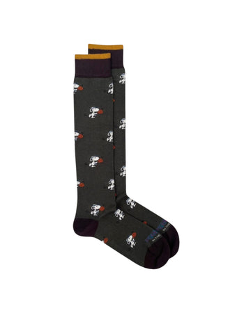 Calzini Snoopy Paddle Verde militare SNOOPY PADDLE ALLOVER VERDE MILITARE SOcs in the box 