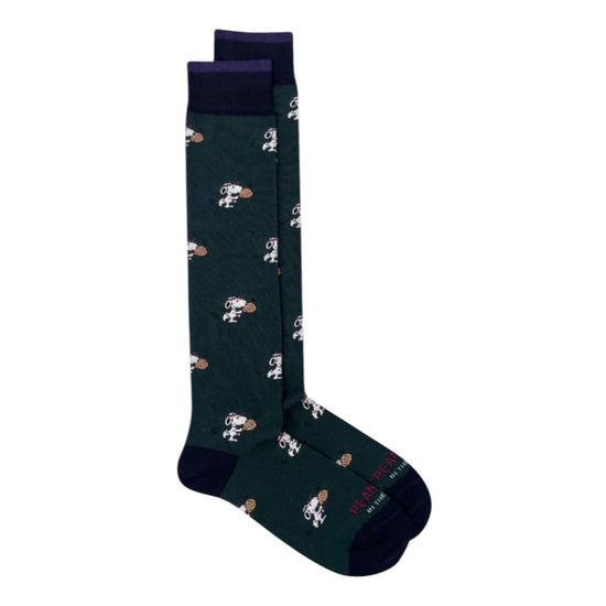 Calzini Snoopy Paddle Verde scuro SNOOPY PADDLE ALLOVER VERDE SCURO SOcs in the box 